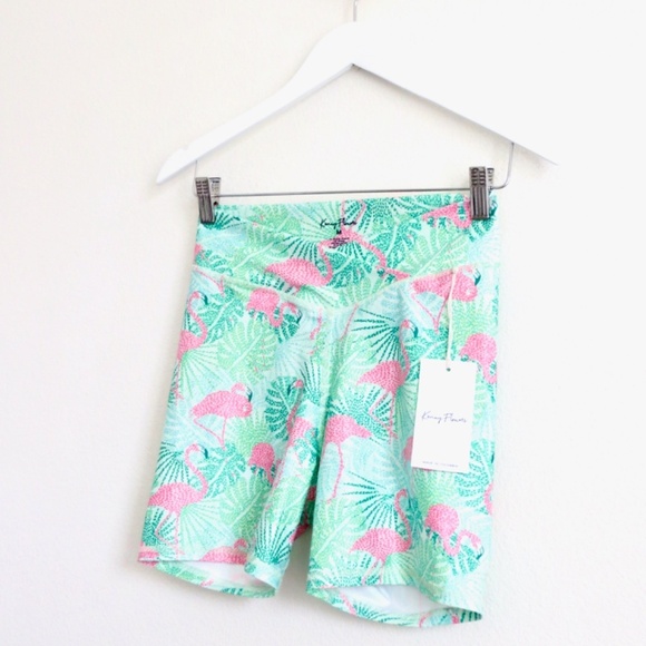 NEW! Kenny Flowers The Sunshine State Sport Shorts Flamingo Green Pink M, XXL - Picture 8 of 11